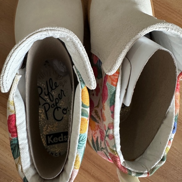 Rifle Paper Co x Keds Women's garden party Cream Floral Sneakers - Picture 5 of 8